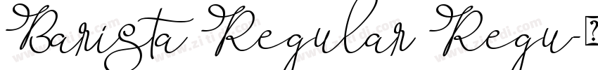 Barista Regular Regu字体转换
